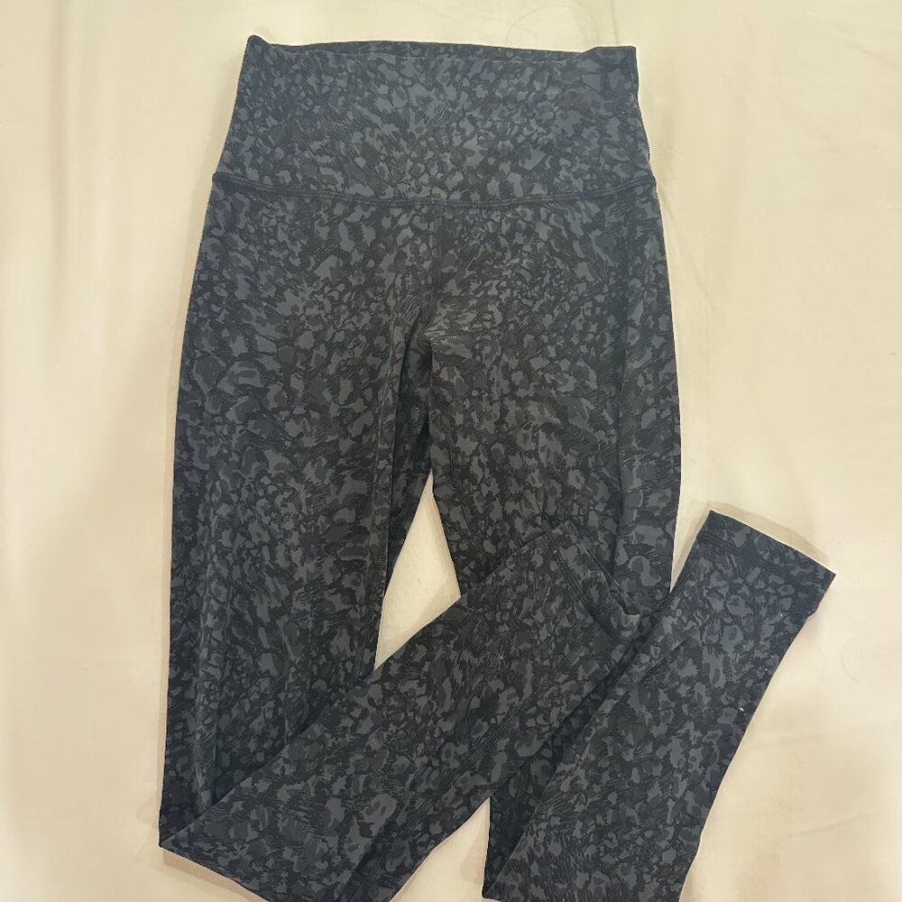 Lululemon Align Leggings Black Speckled